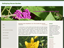 Tablet Screenshot of gallopinghorsegarden.com